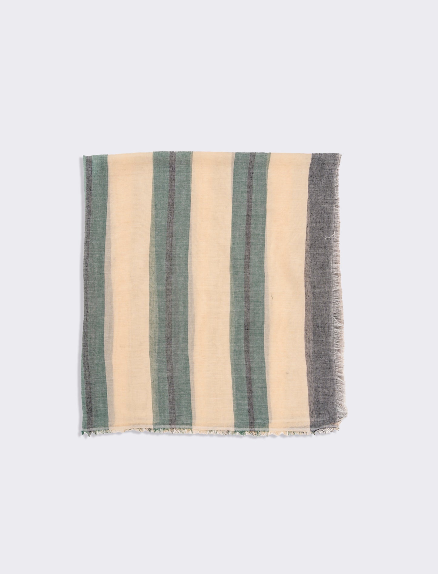 Foulard uomo righe larghe - Beige