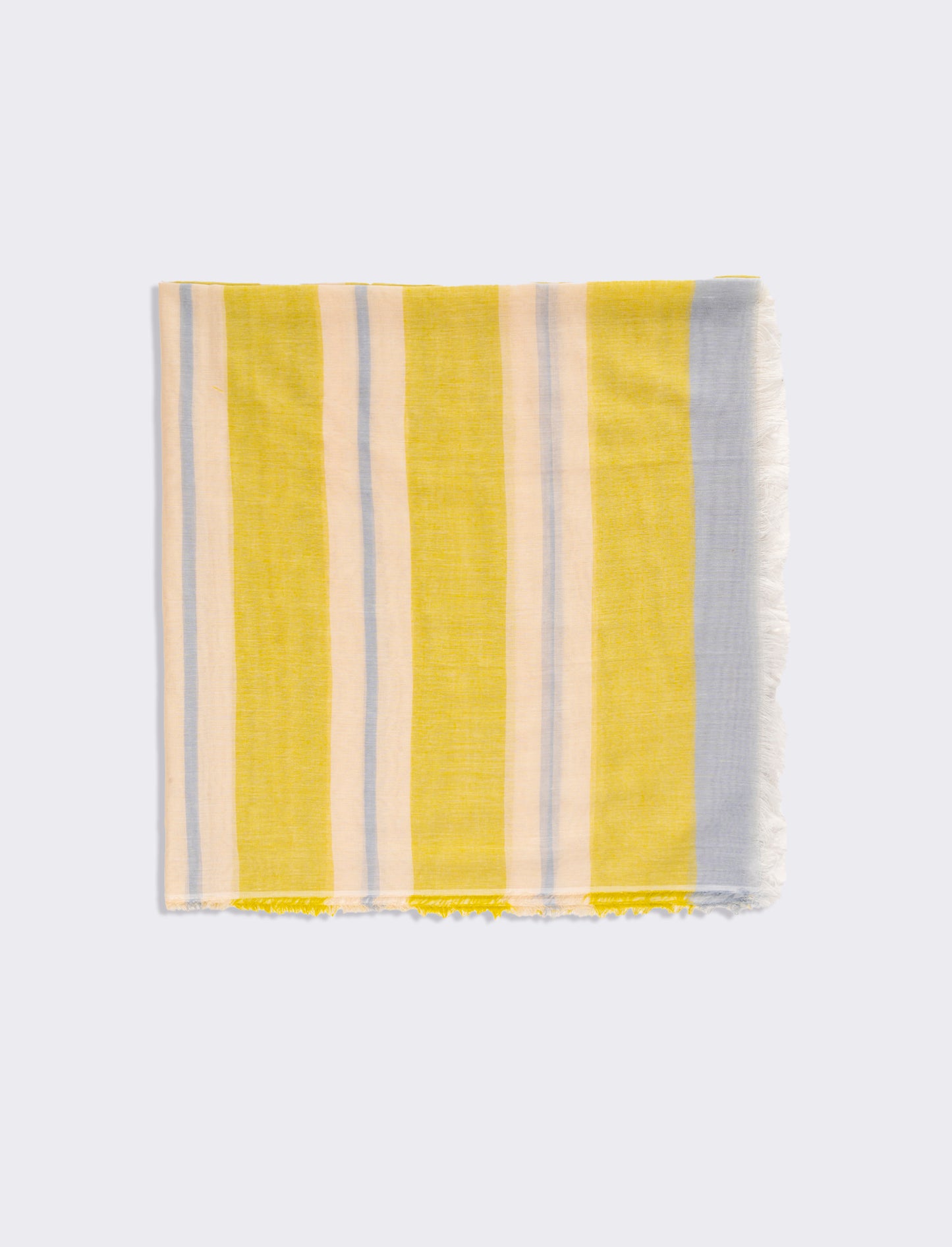 Foulard uomo righe larghe - Giallo