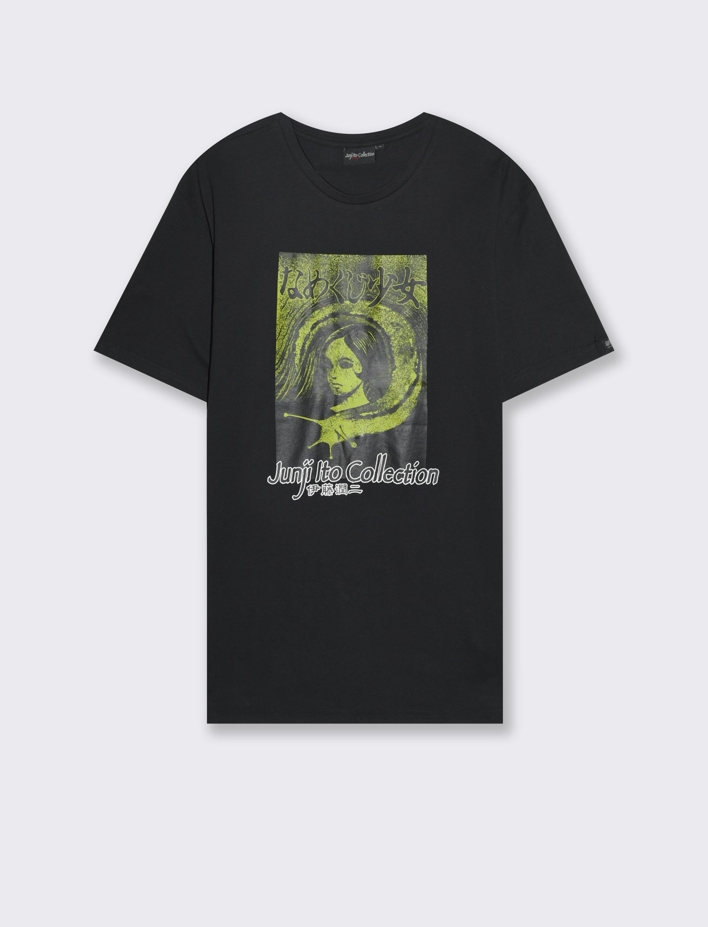 T-shirt stampa Junji Ito da uomo - Nero