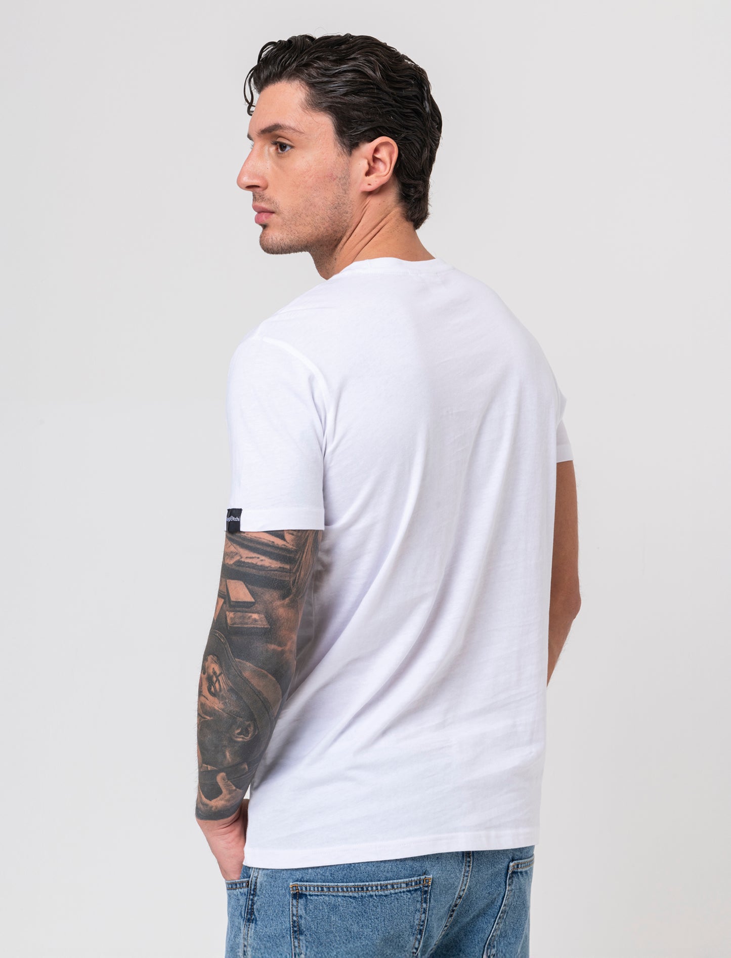 T-shirt stampa tamagotchi da uomo - Bianco