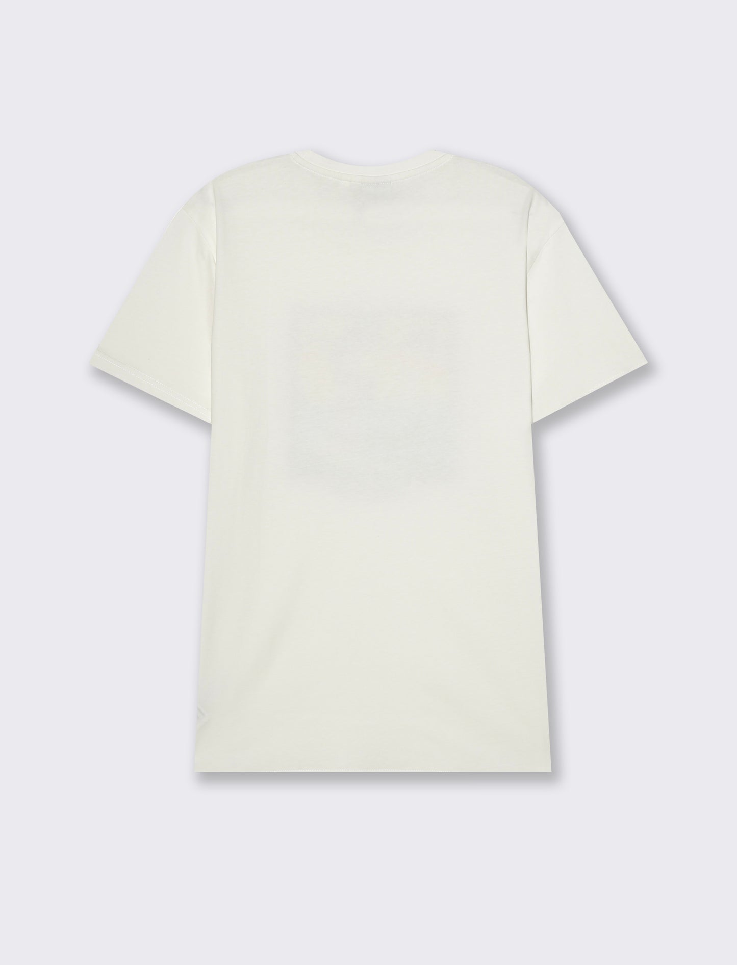 T-shirt con stampa effetto ricamo da uomo - Bianco