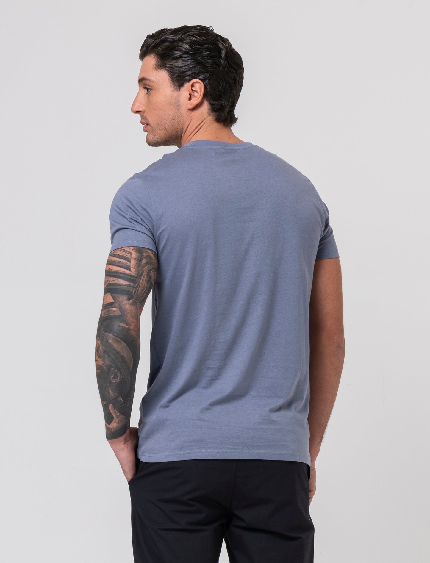 T-shirt con stampa effetto ricamo da uomo - CARTA DA ZUCCHERO