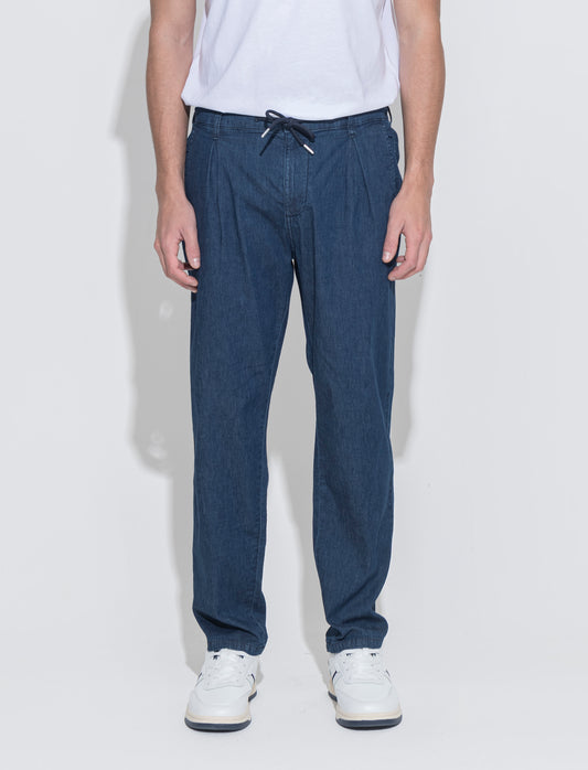Jeans chino jogger da uomo - Denim