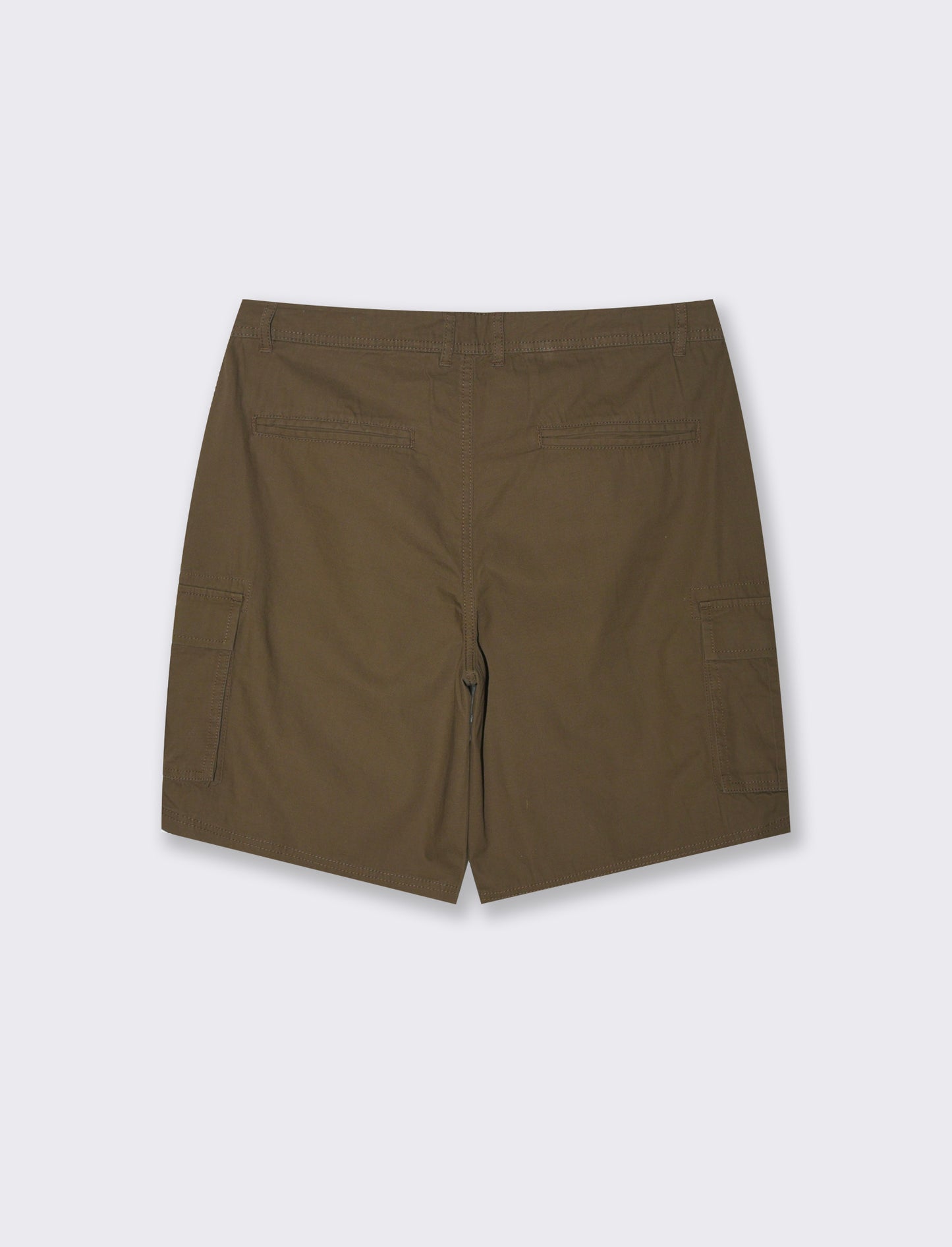 Bermuda cargo in tessuto ripstop da uomo - Verde kaki