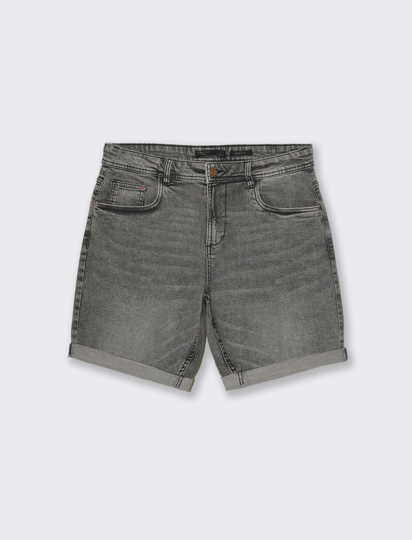 Bermuda jeans regular fit: da uomo - Grigio