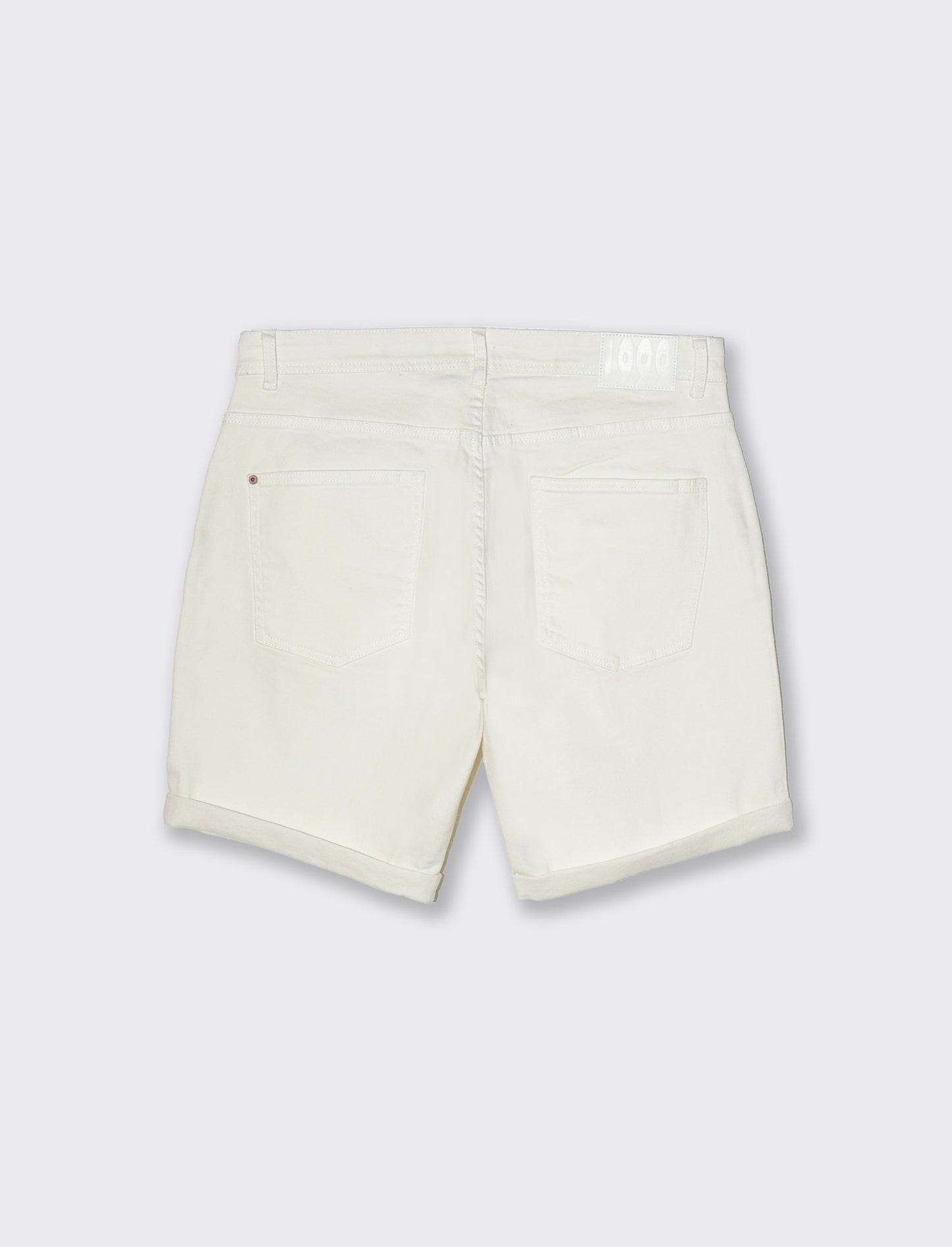 Bermuda jeans regular fit: da uomo - Bianco
