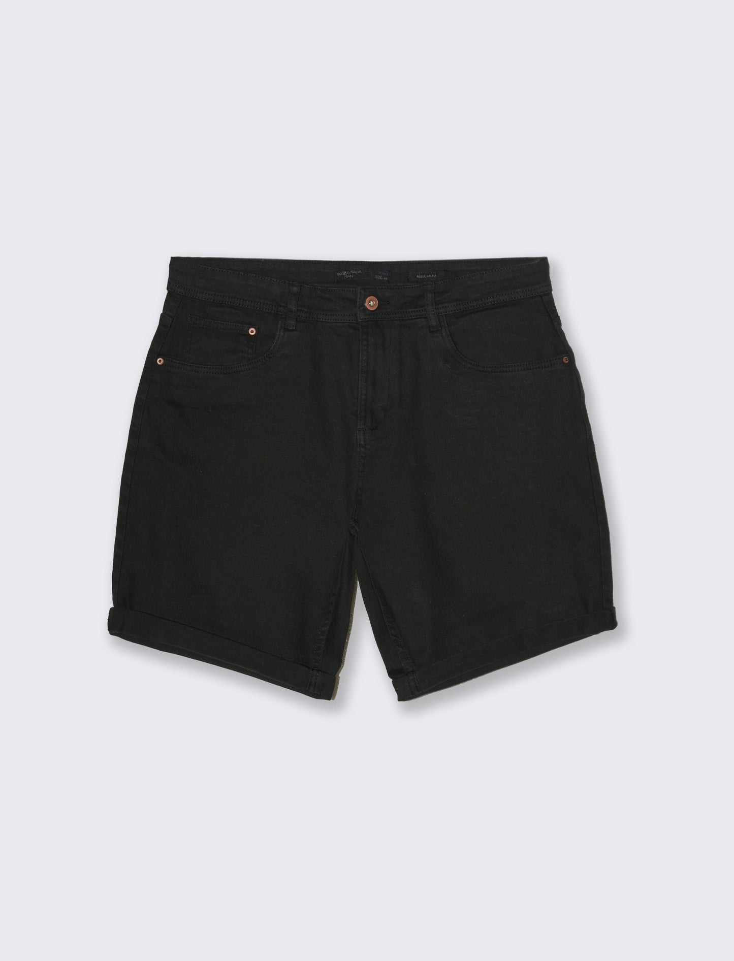 Bermuda jeans regular fit: da uomo - Nero