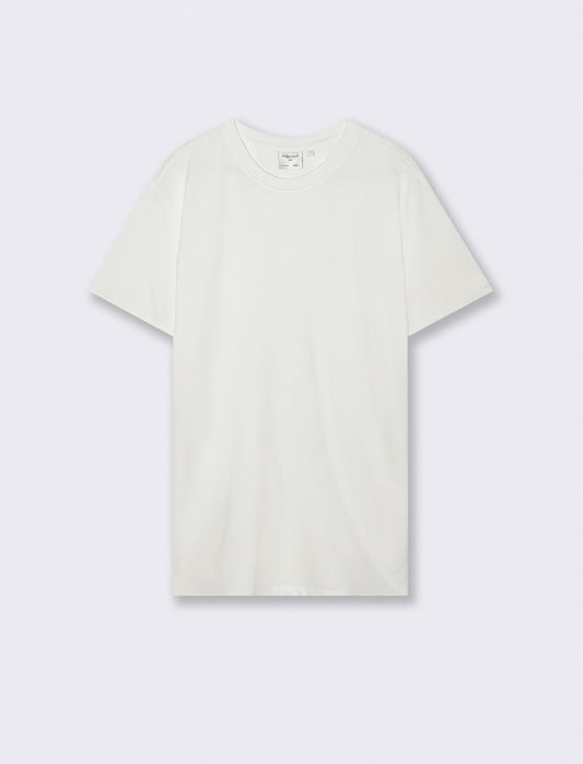 T-shirt girocollo in piquet premium - Bianco