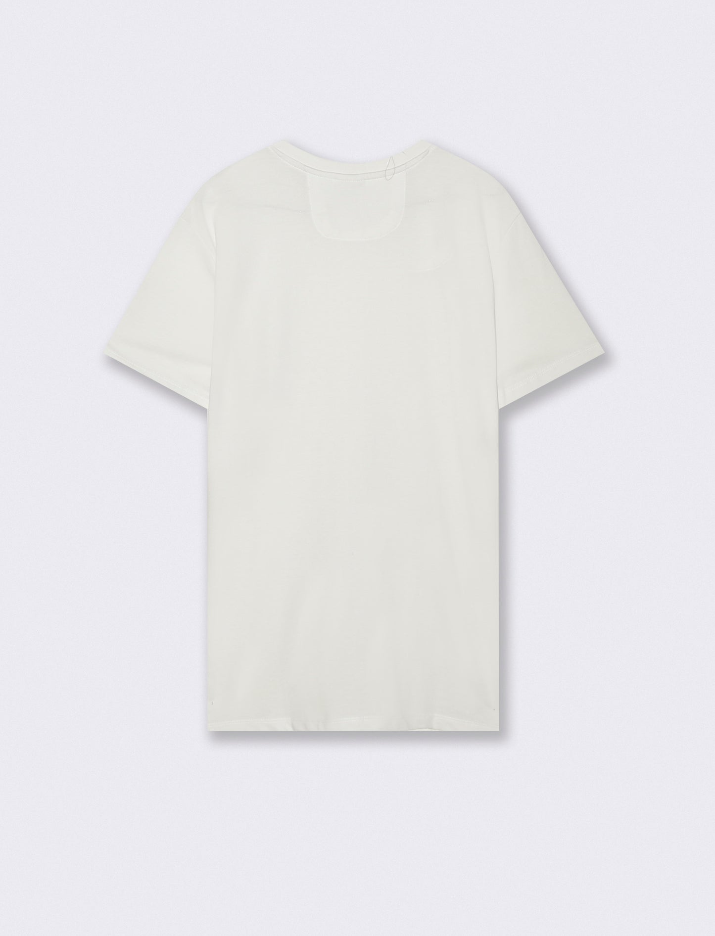 T-shirt girocollo in piquet premium - Bianco