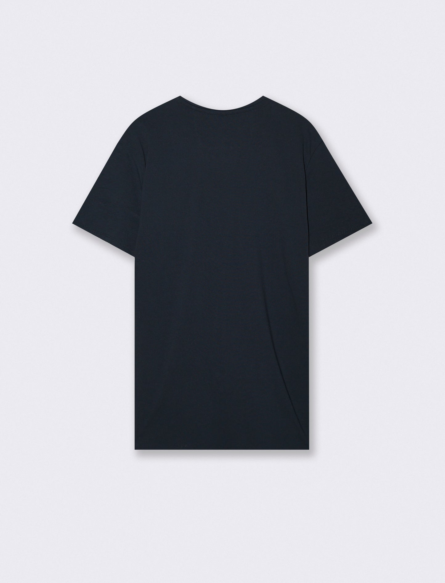 T-shirt girocollo in piquet premium - Blu