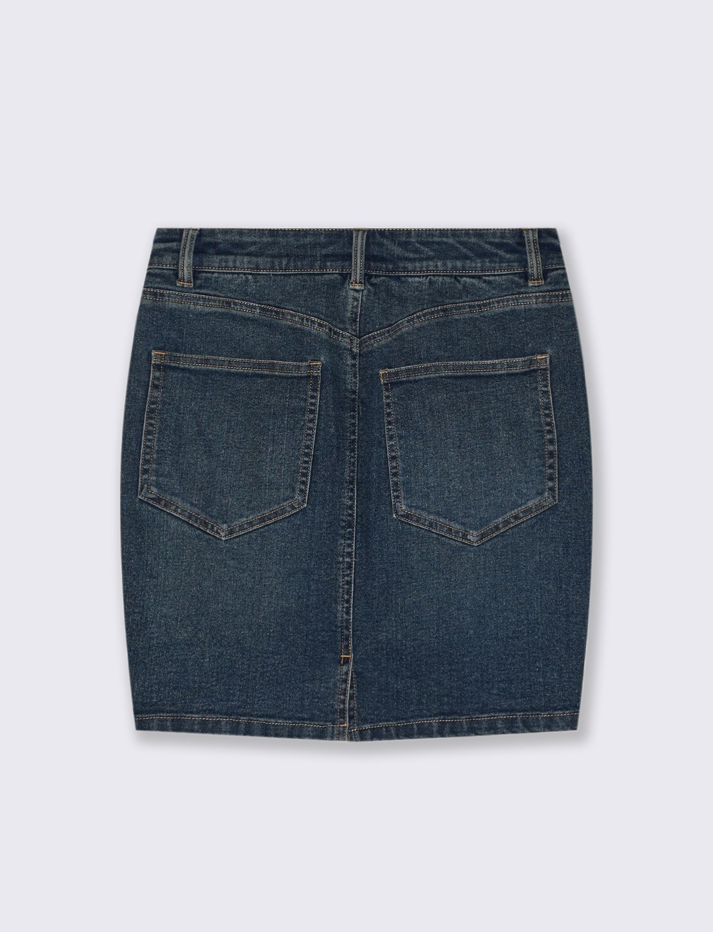 GONNA CORTA IN DENIM - Denim
