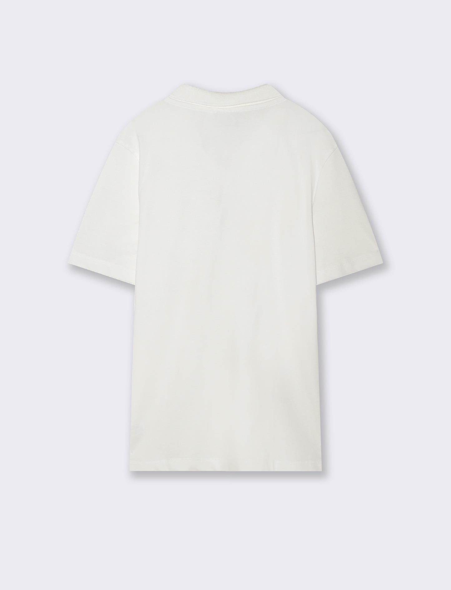 Premium elasticated piquet polo - White