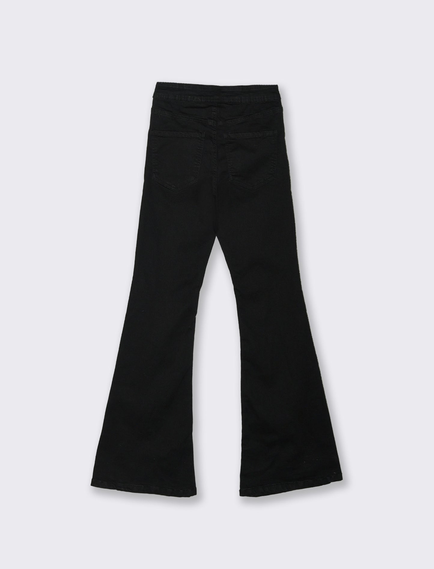 JEANS BOOTCUT HIGH WAIST - Nero