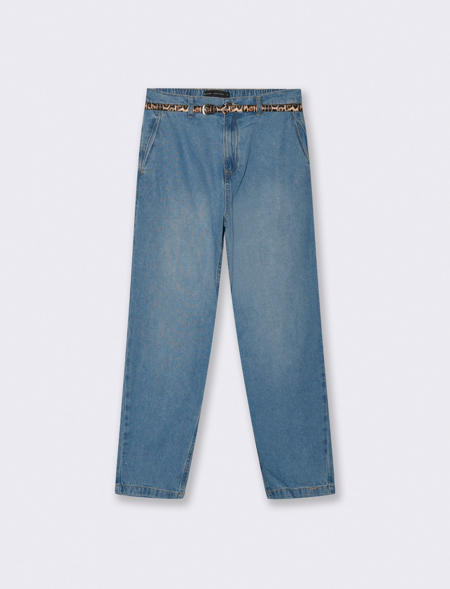 JEANS PAPERBAG - Denim