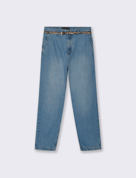 JEANS PAPERBAG - Denim