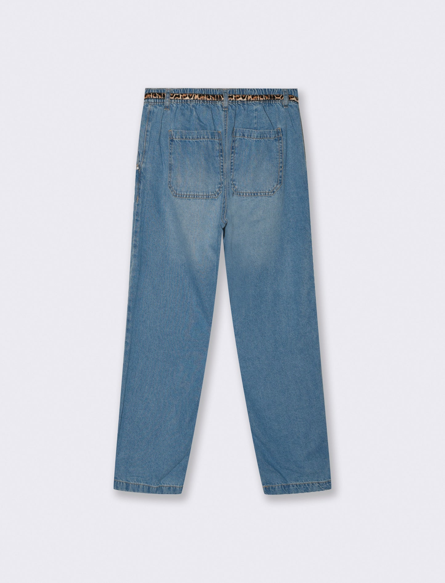 JEANS PAPERBAG - Denim