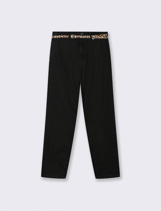 JEANS PAPERBAG - Nero