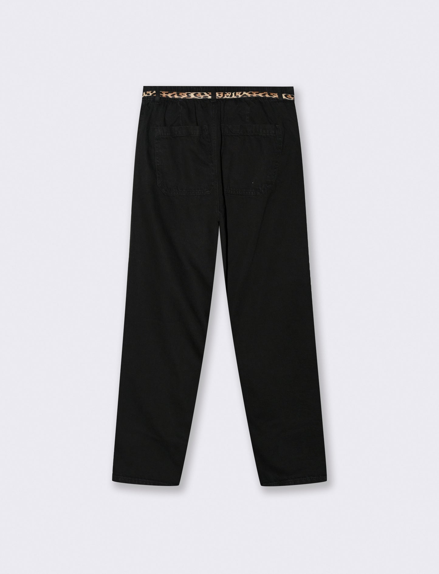 JEANS PAPERBAG - Nero
