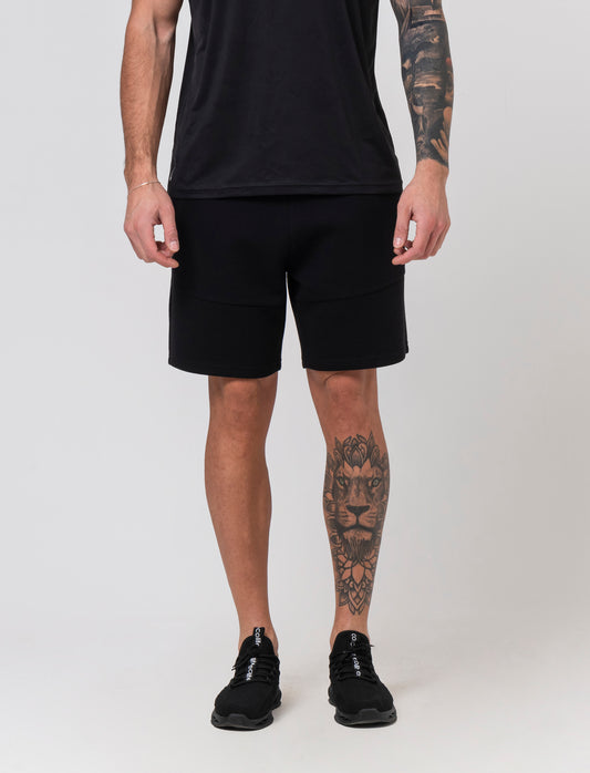 Man's technical fabric sport shorts - Black