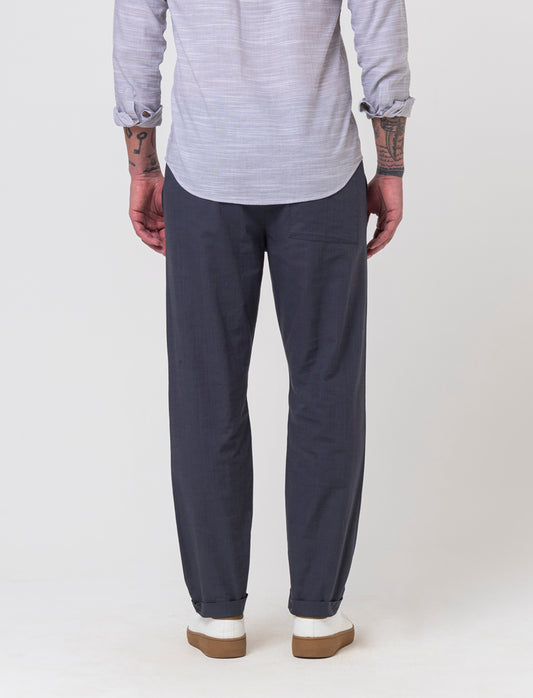 Pantaloni chino jogger cotone slub da uomo - Avion
