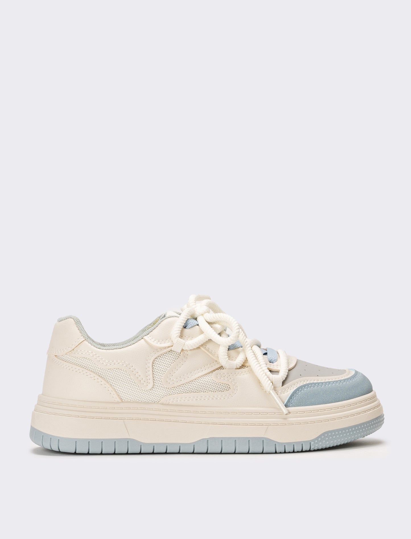 Sneakers da donna bicolor - Bianco