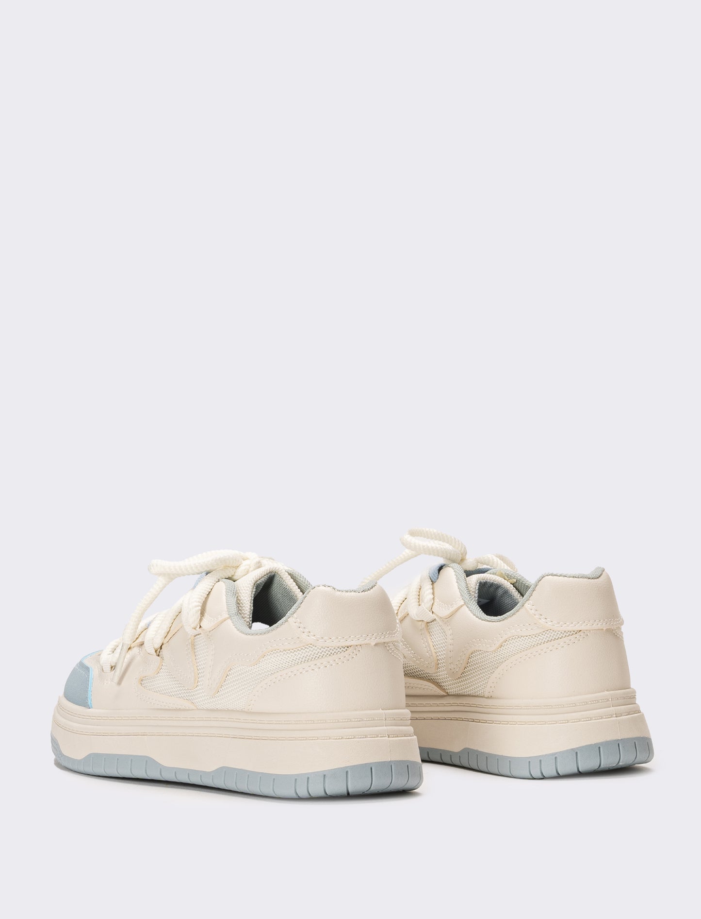 Sneakers da donna bicolor - Bianco