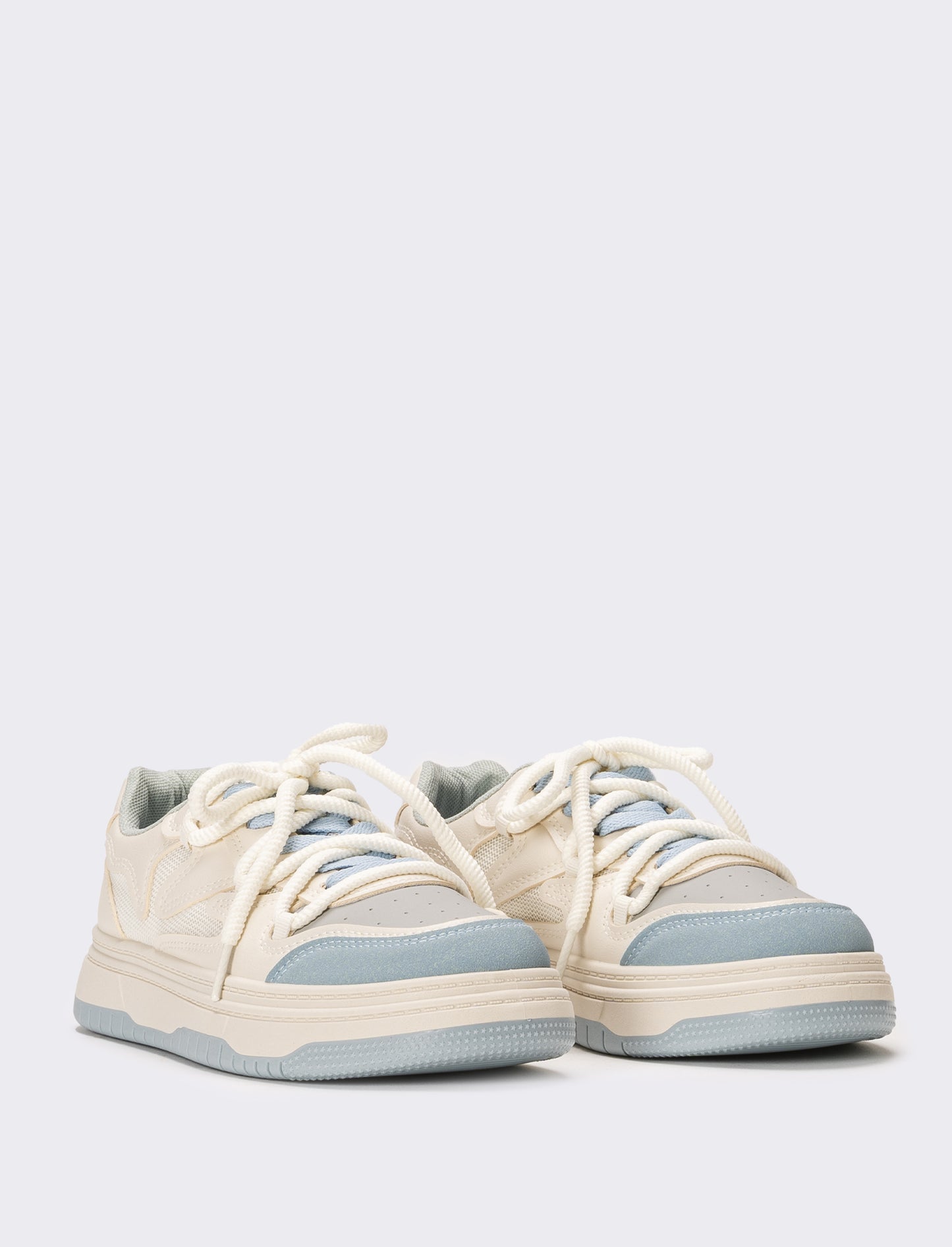 Sneakers da donna bicolor - Bianco