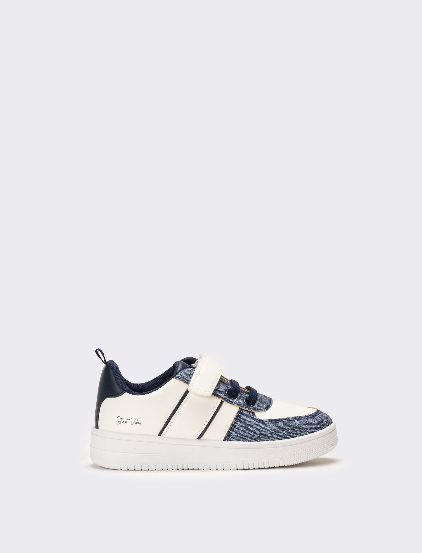Sneakers con riporti da bambino - Bianco
