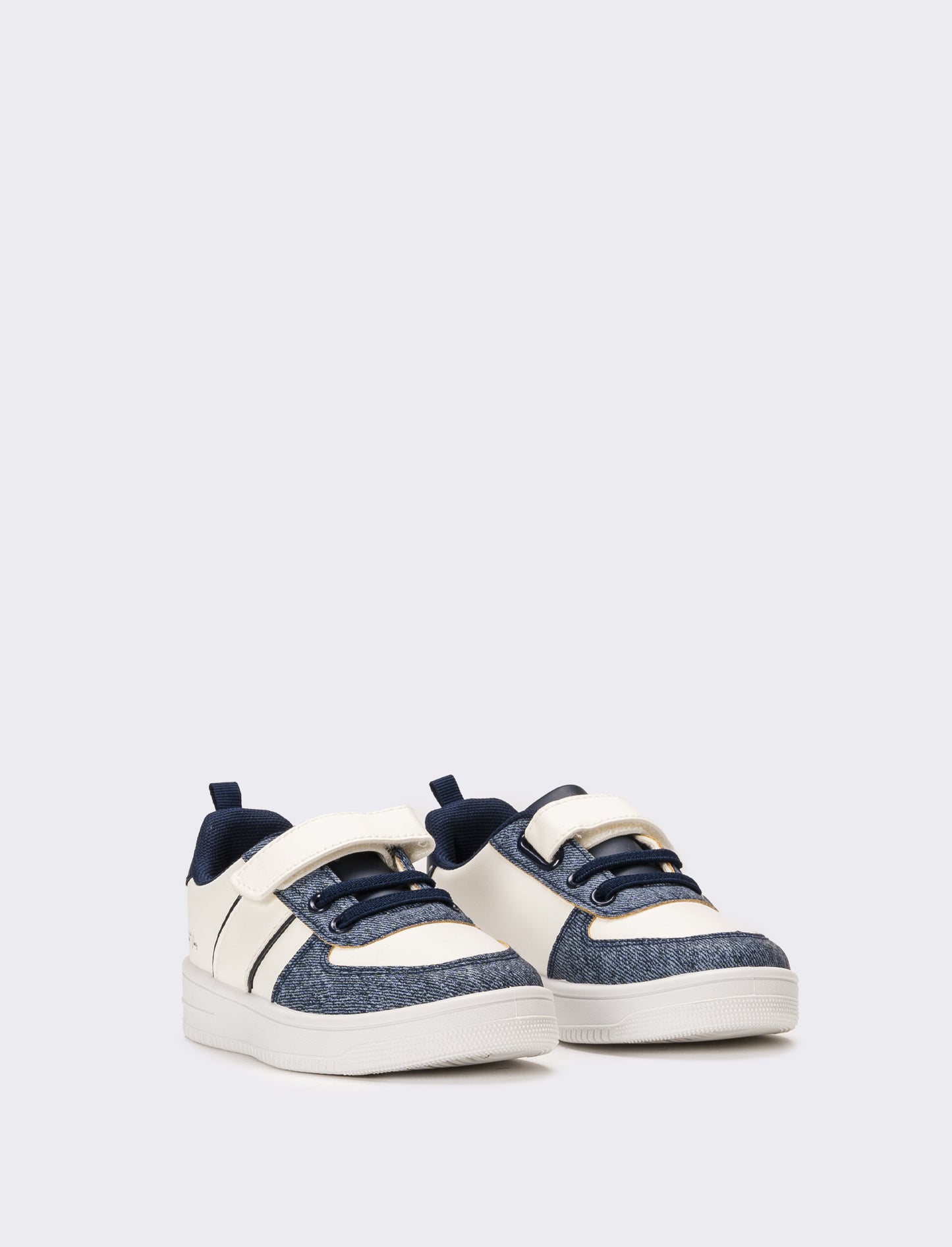 Sneakers con riporti da bambino - Bianco