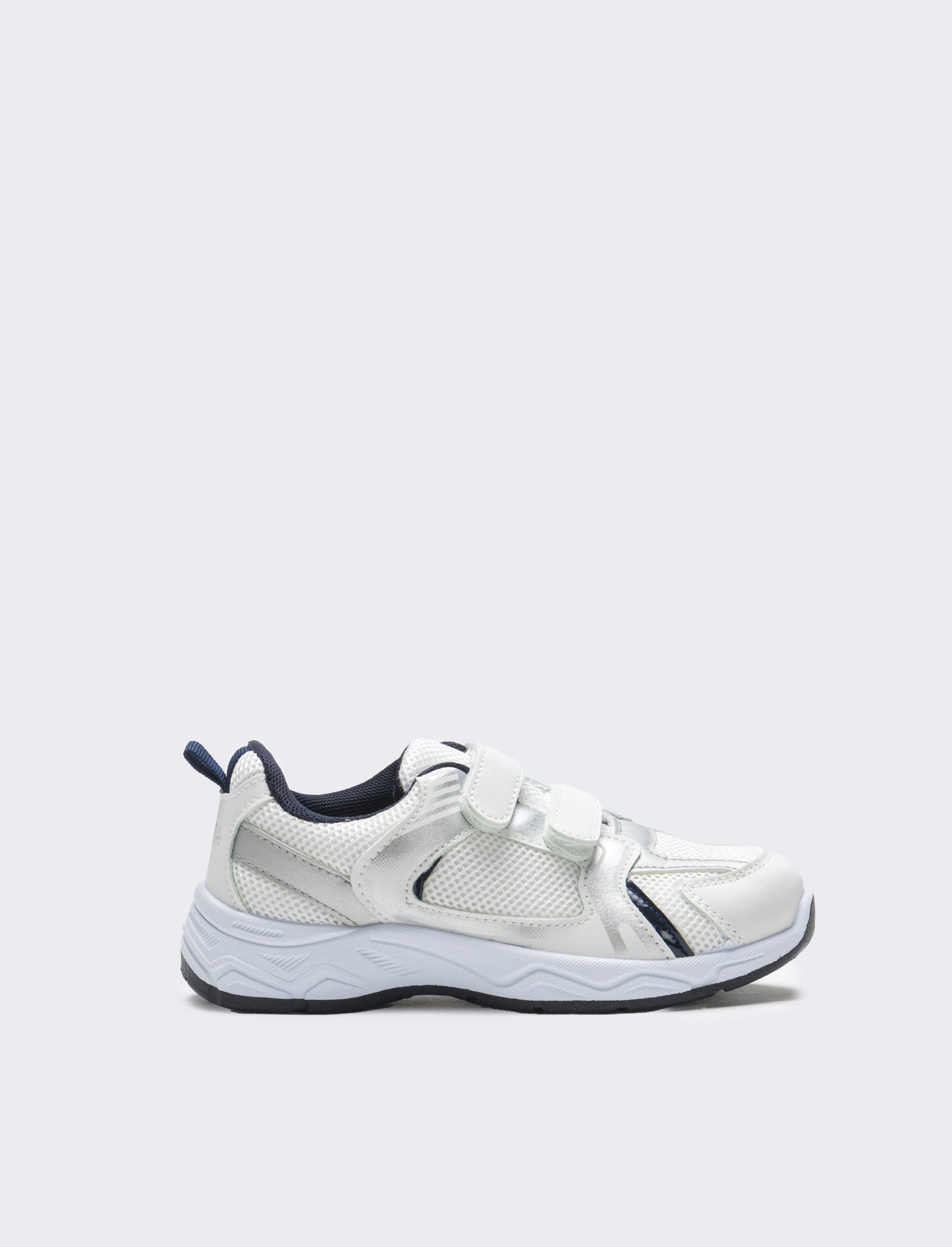 Sneakers multi elementi da bambino - Bianco