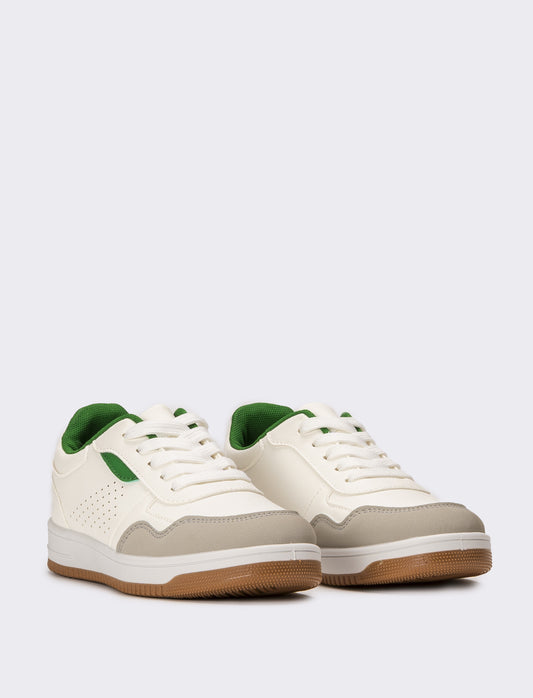 Sneakers minimal da bambino - Bianco