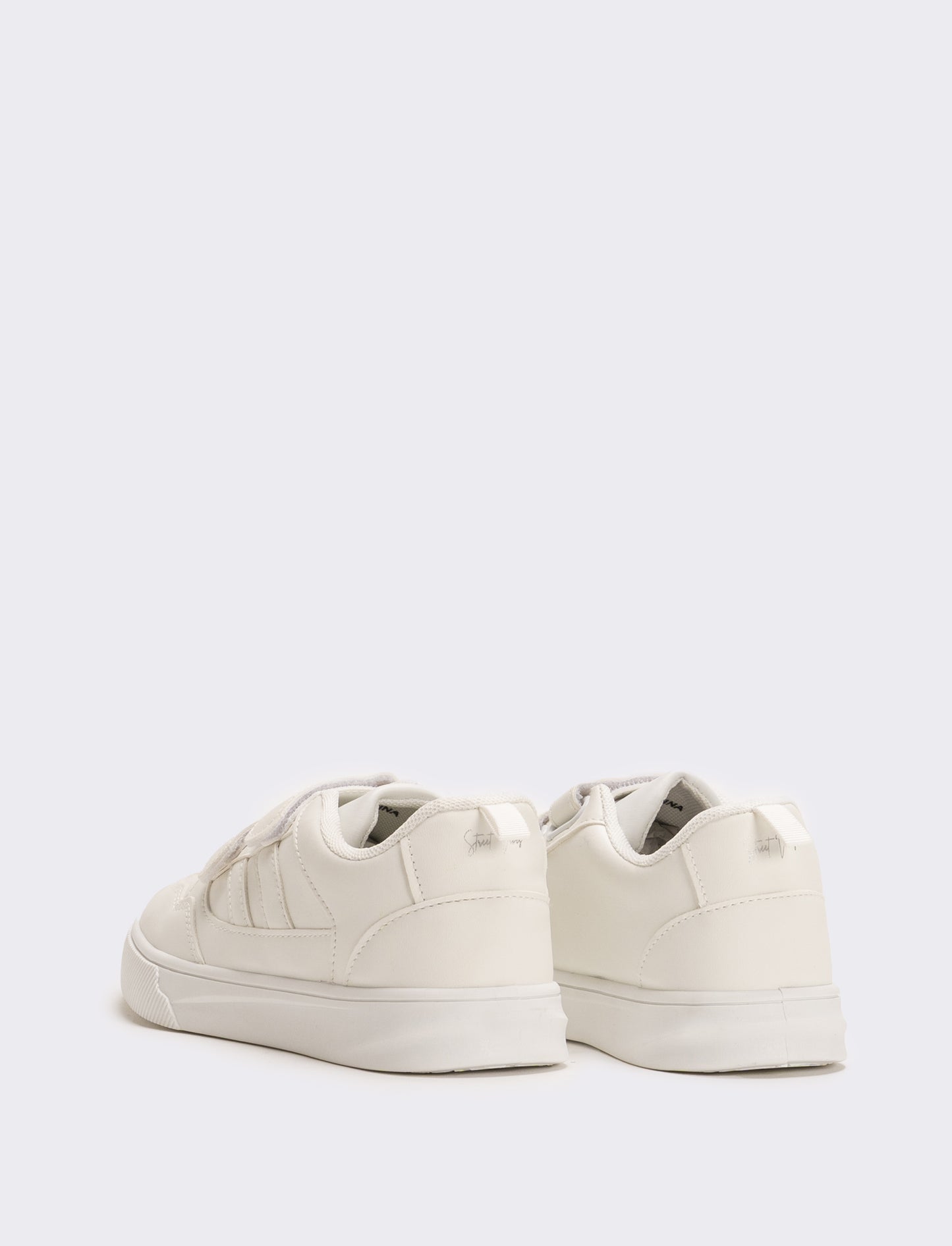 Sneakers da bambino con strappi - Bianco