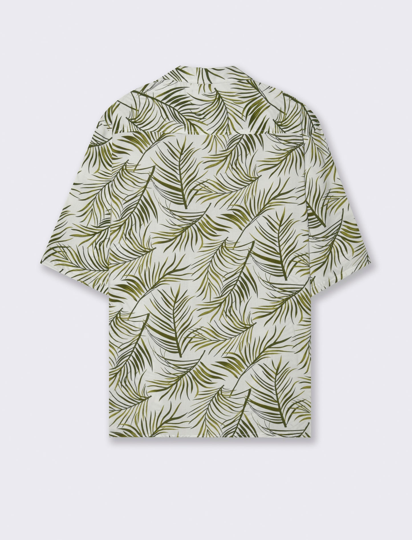 Camicia a fantasia in viscosa da uomo - Verde