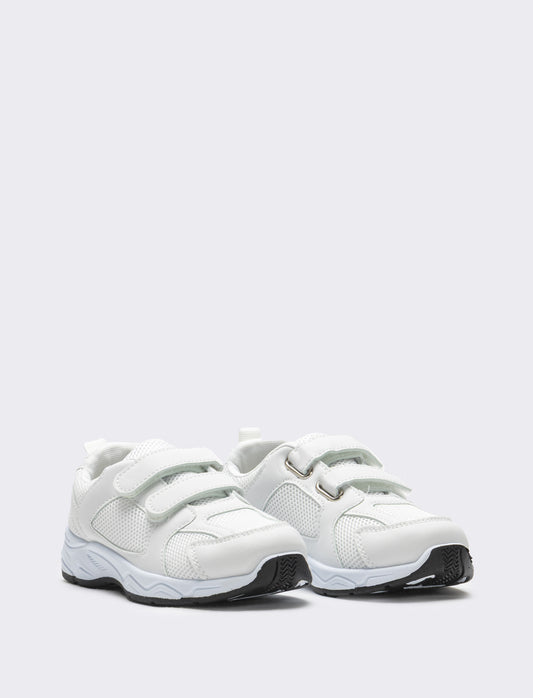 Sneakers con strappi da bambina - Bianco