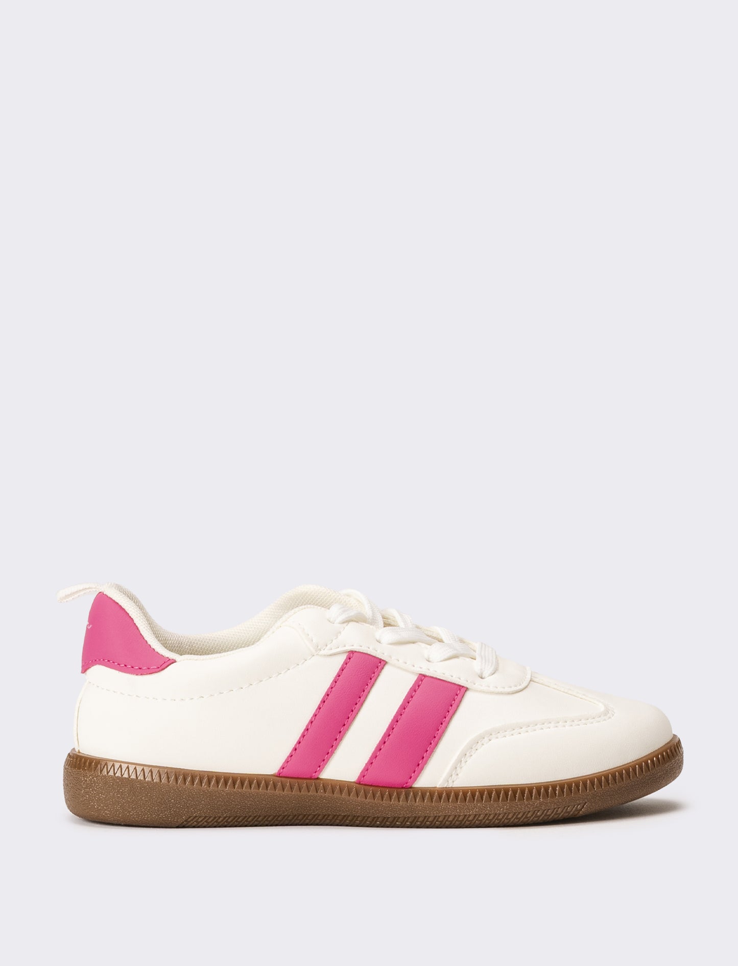 Sneakers con riporti da bambina - Bianco