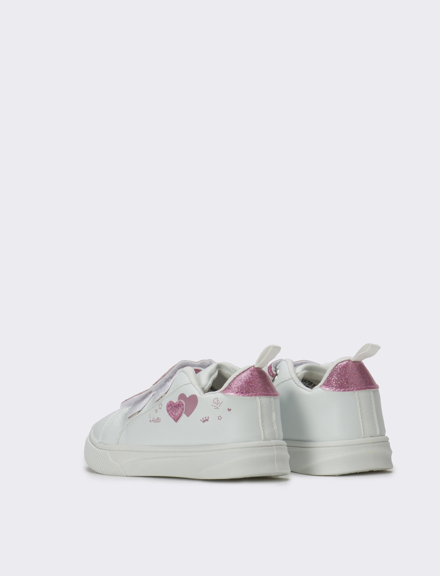 Sneakers da bambina con strappi - Bianco