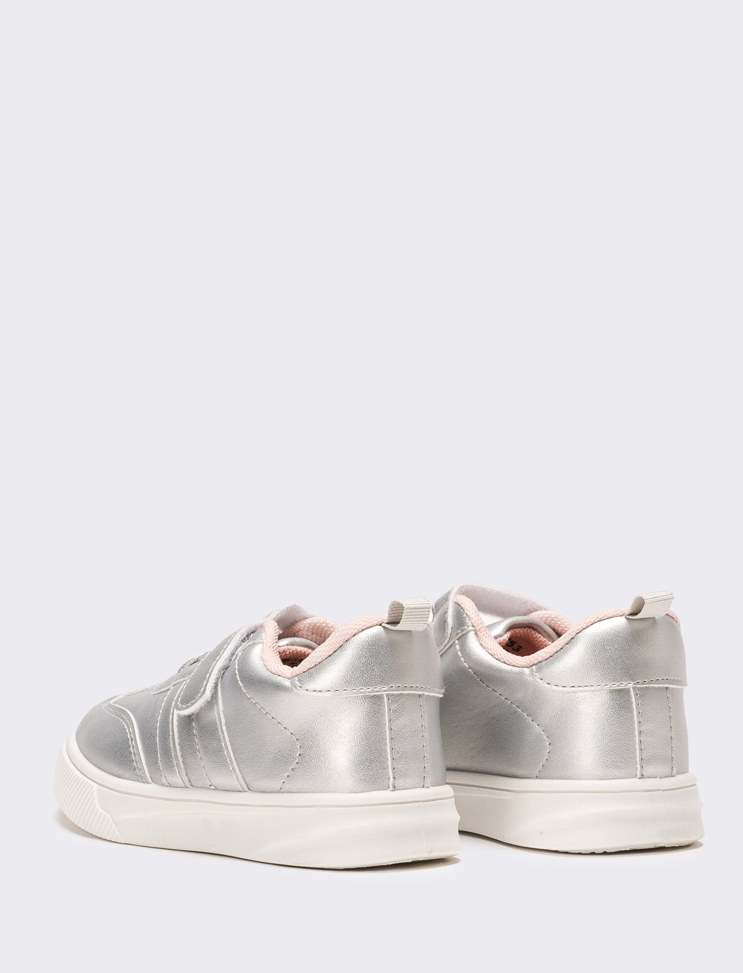 Sneakers da bambina argentata - Argento
