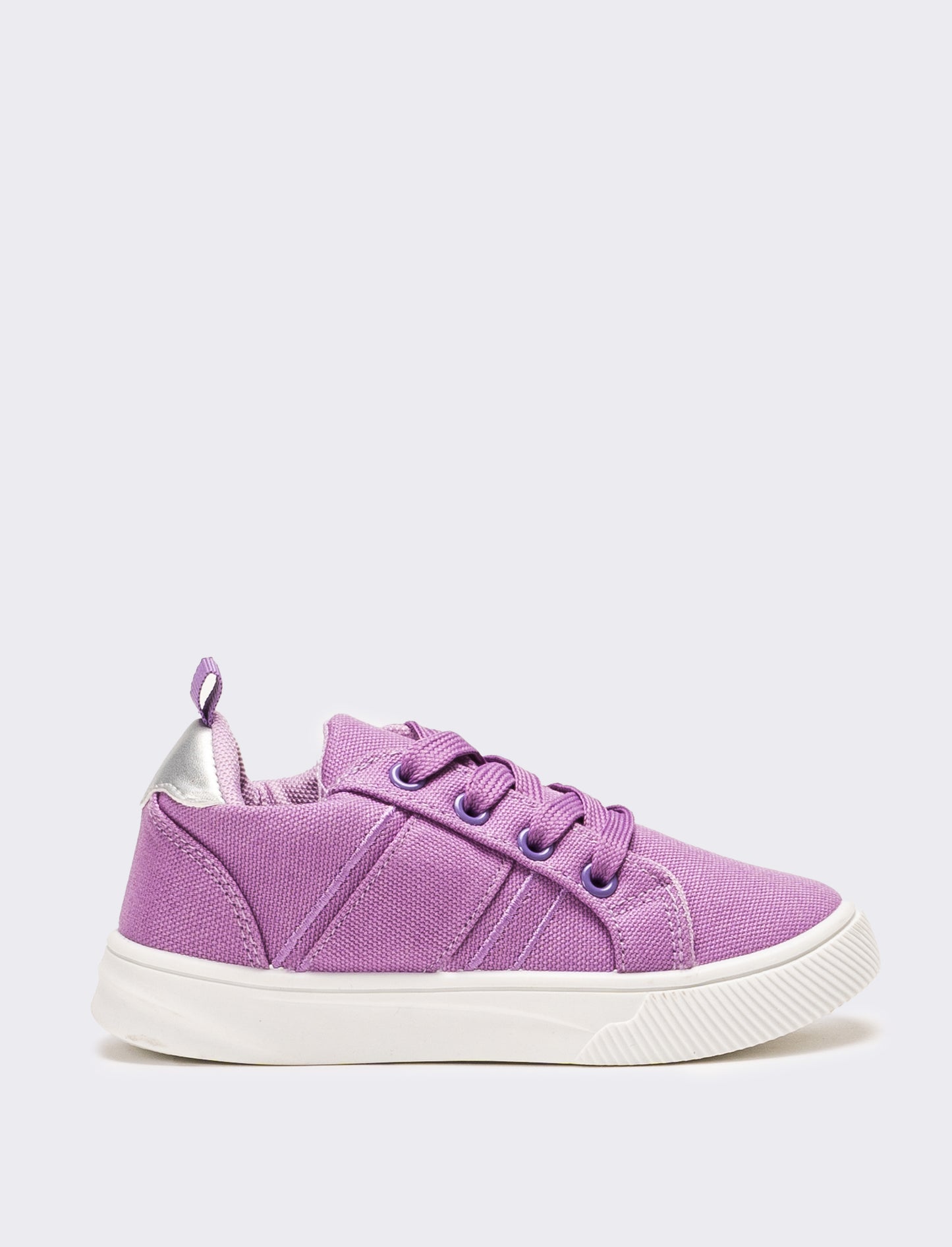 Sneakers da bambina in canvas - Lilla