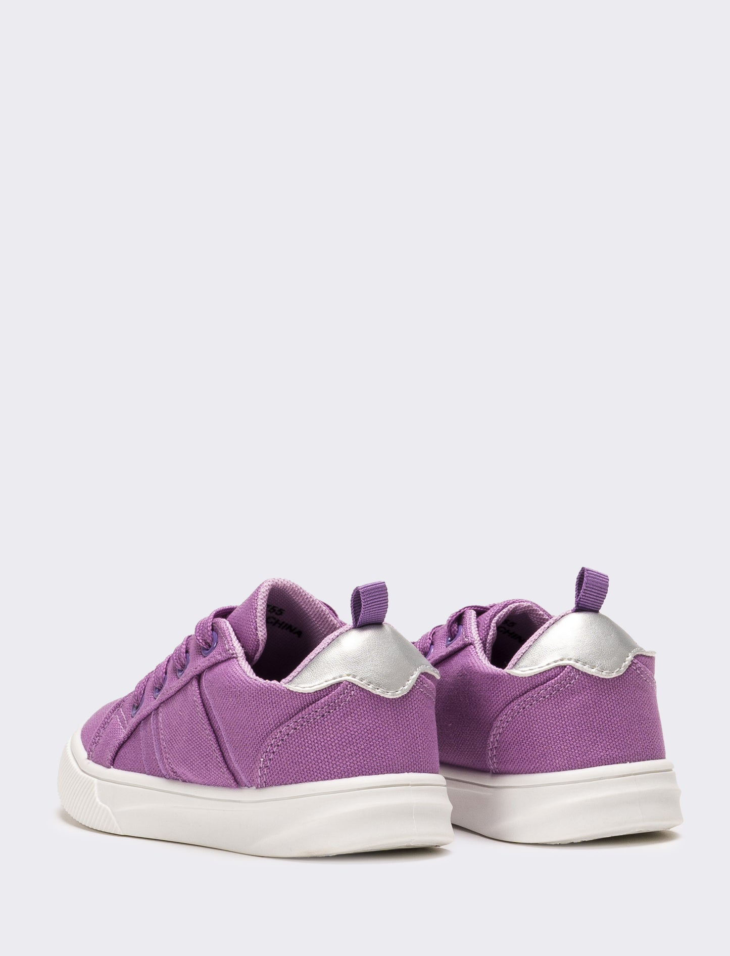 Sneakers da bambina in canvas - Lilla
