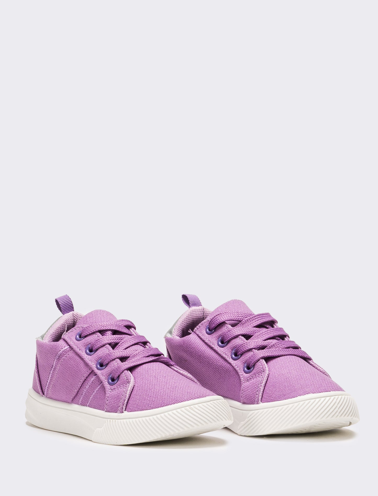 Sneakers da bambina in canvas - Lilla