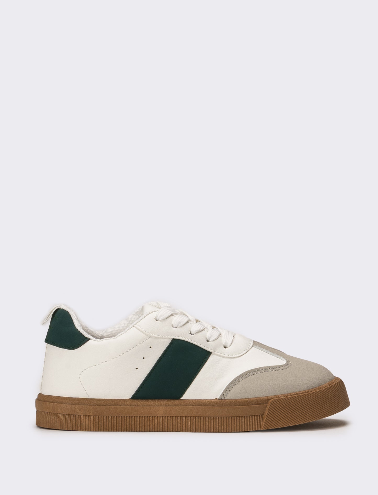 Sneakers da bambino con riporti - Bianco
