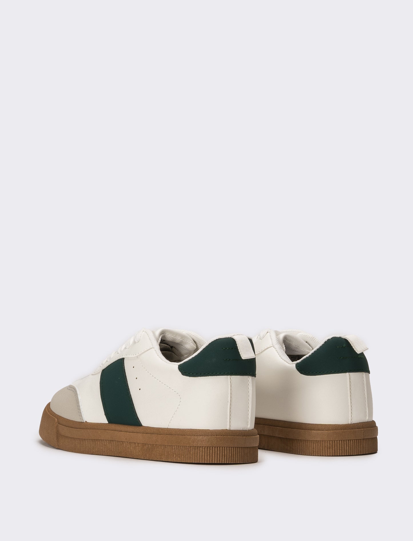 Sneakers da bambino con riporti - Bianco