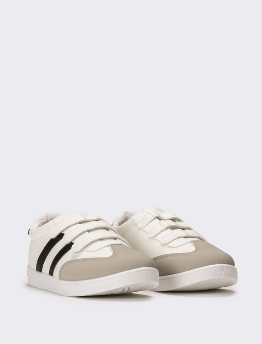 Sneakers da bambino con strappi - Bianco