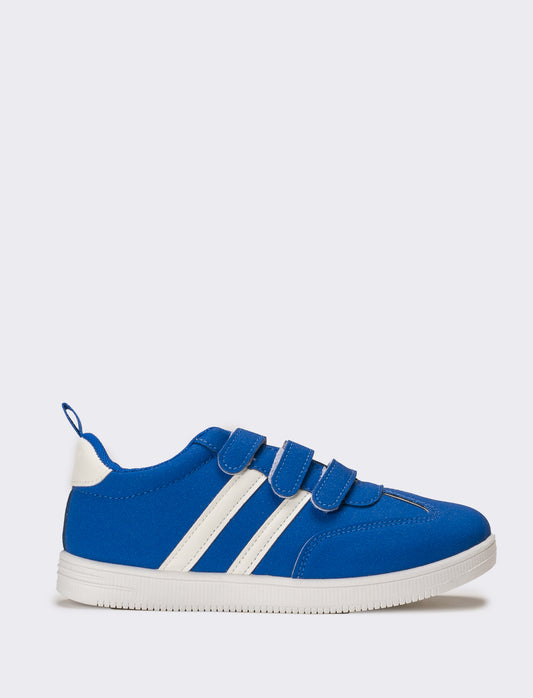 Sneakers da bambino in microfibra - Blu