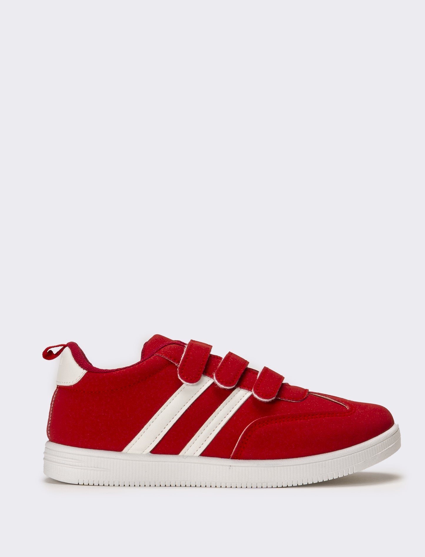 Sneakers da bambino in microfibra - Rosso