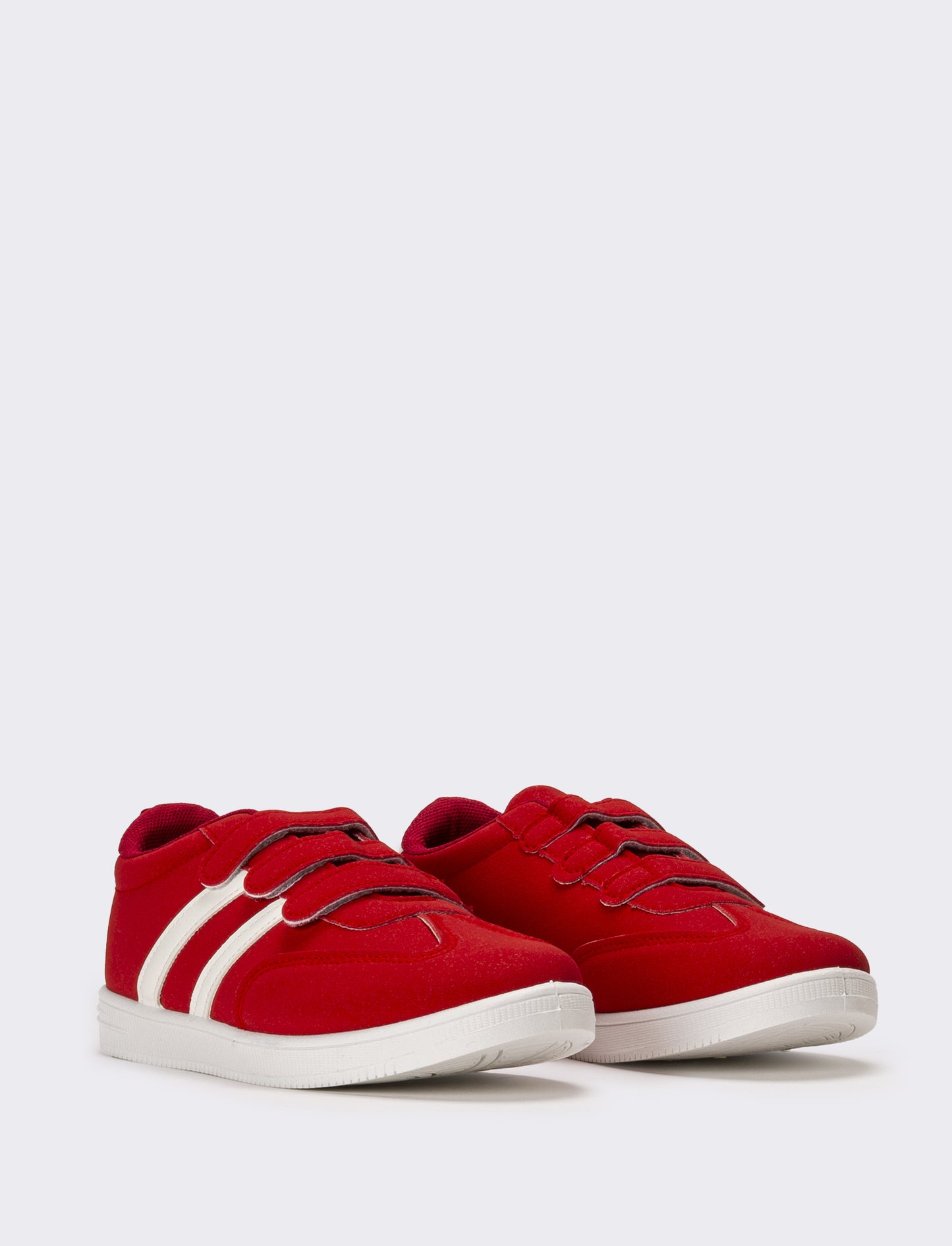 Sneakers da bambino in microfibra - Rosso