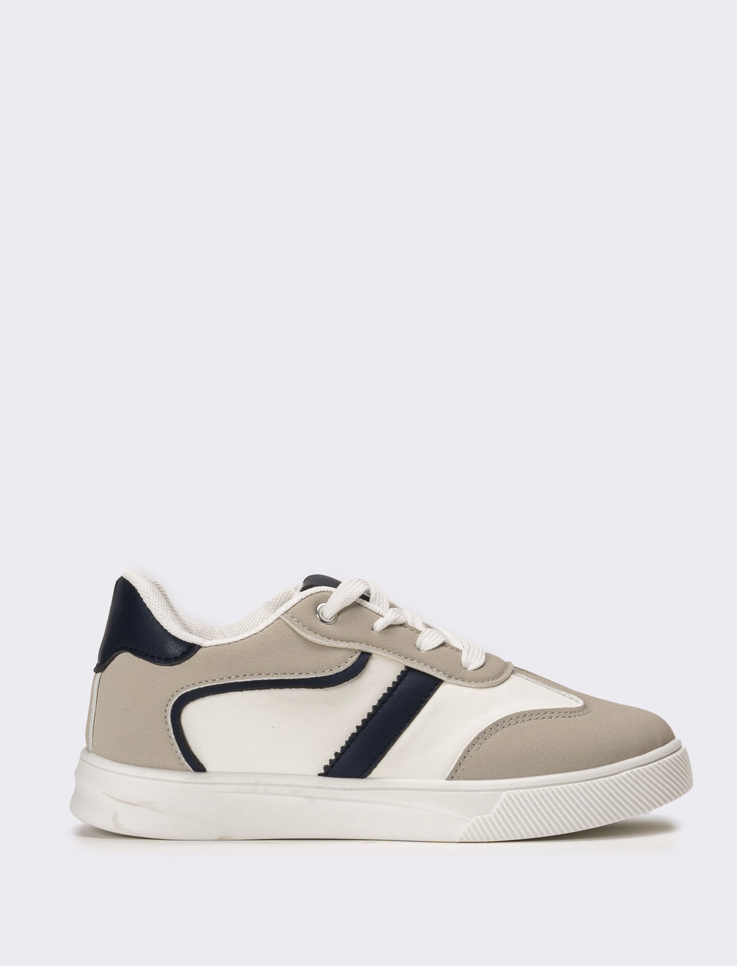 Sneakers da bambino con elementi combinati - Bianco