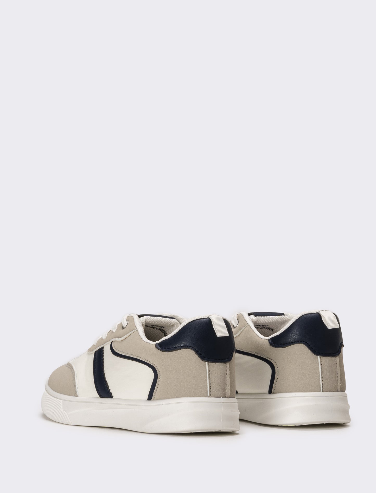 Sneakers da bambino con elementi combinati - Bianco