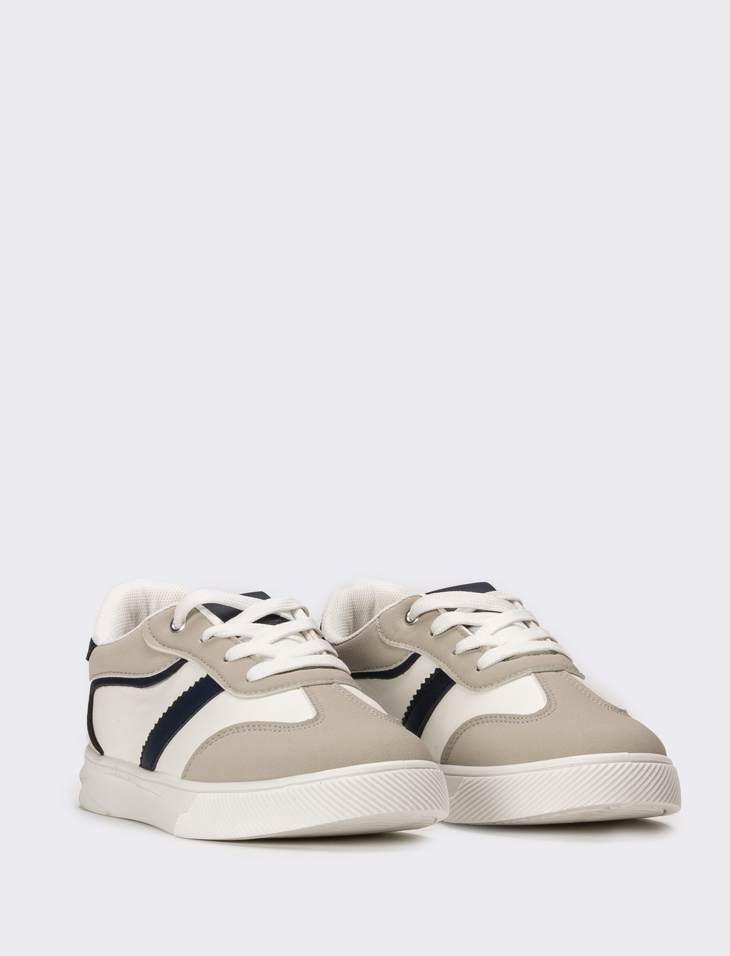 Sneakers da bambino con elementi combinati - Bianco