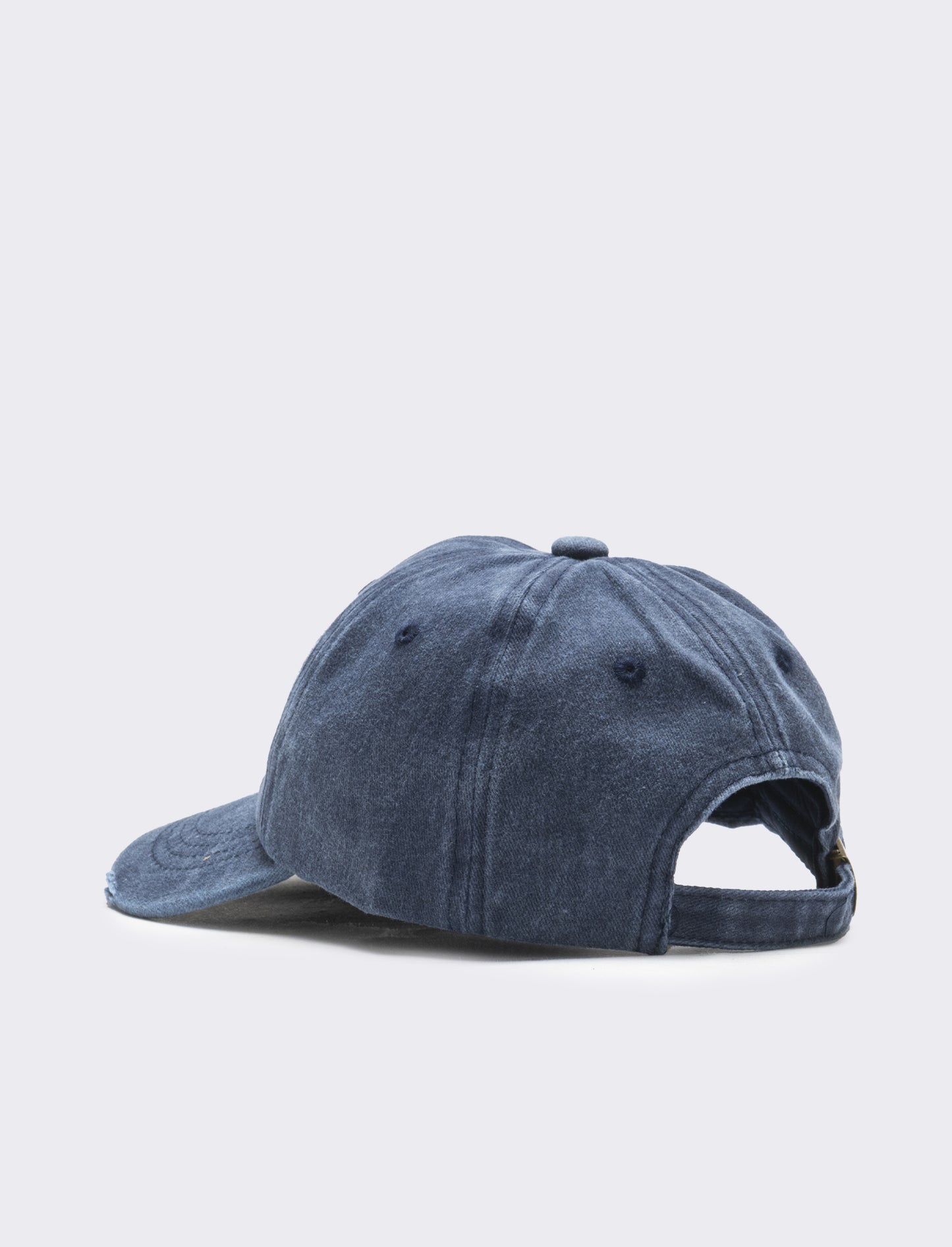 Cappello bambino baseball cotone delave liscio - Blu